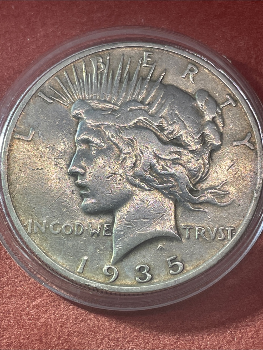 Vintage 1935 S Peace Dollar 90% Silver Rare